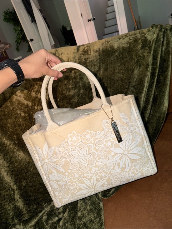 Handbags - Oscar de La Renta Canvas floral print tote bag